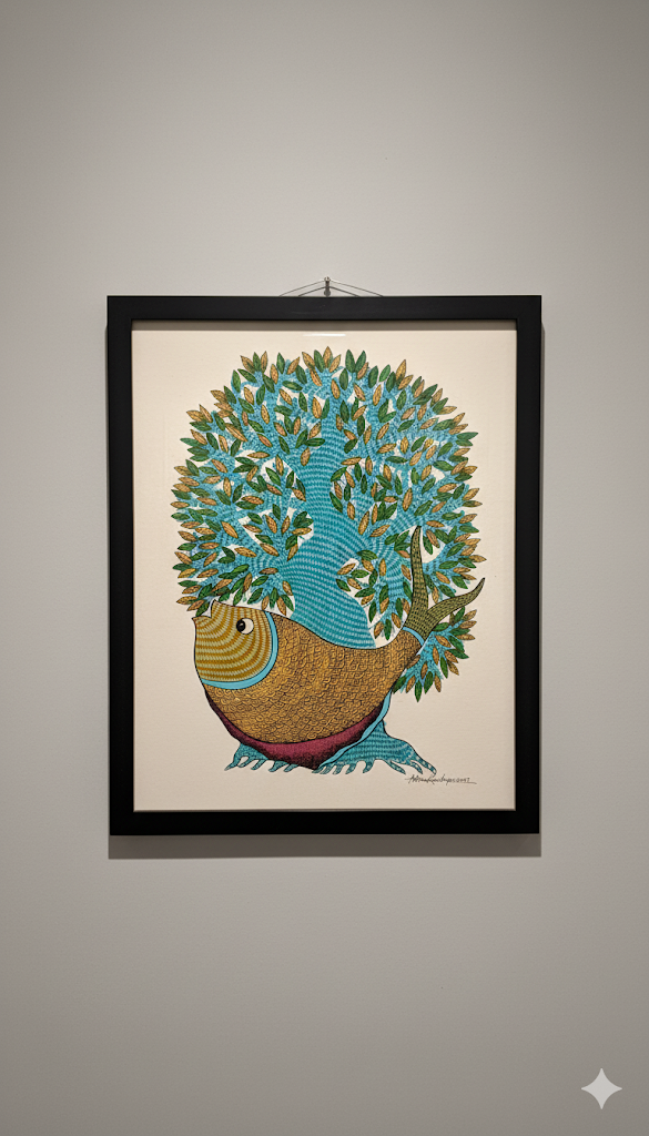 The Sapphire Voyager: A Gond Aquatic Tale